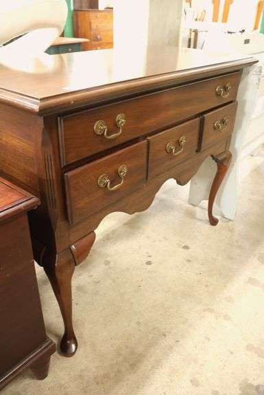 Queen Anne Style Cherry Vanity