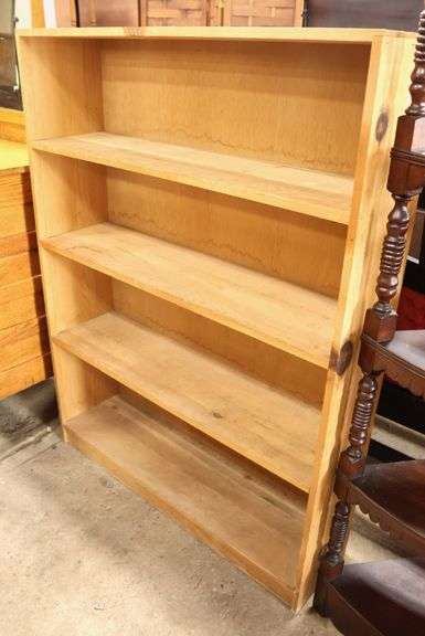 Vintage Farmhouse Pine Bookcase