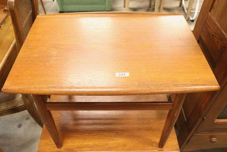 Pair MCM Teak End Tables