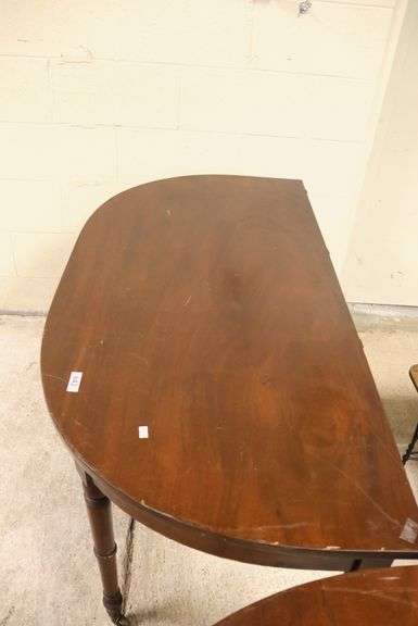 Pair Sheraton Banquet Table Ends