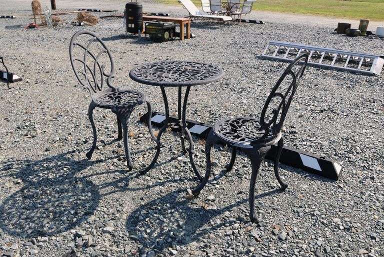 Cast Metal Bistro Set
