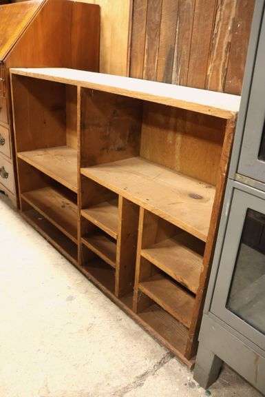 Vintage Farmhouse Pine Shelf