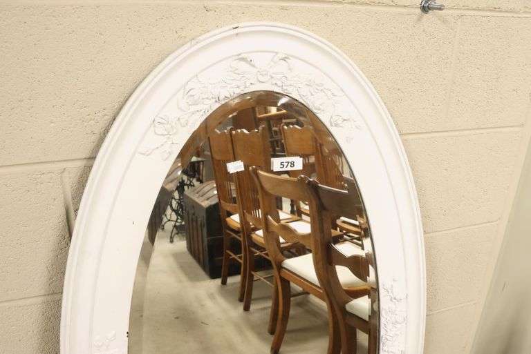 Upcycled Painted Mirror