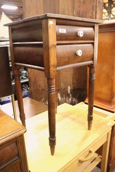 Sheraton Cherry Two Drawer Work Table