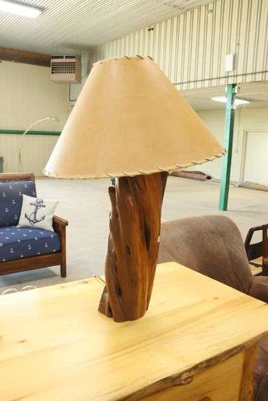 MCM Wood Table Lamp