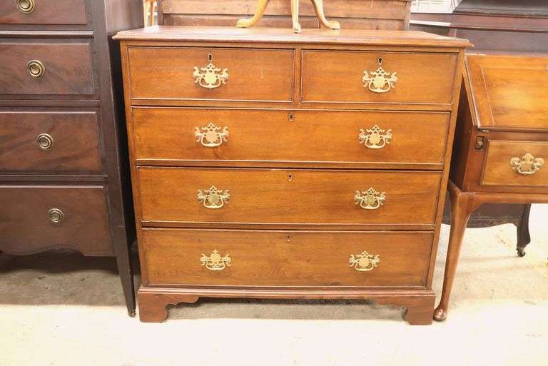 George II Banded Oak Chest of Drawers