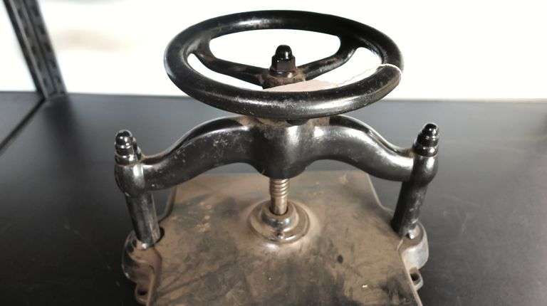 Vintage Cast Iron Book Press