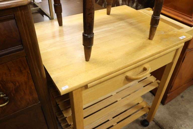 Modern Kitchen Island Work Cart