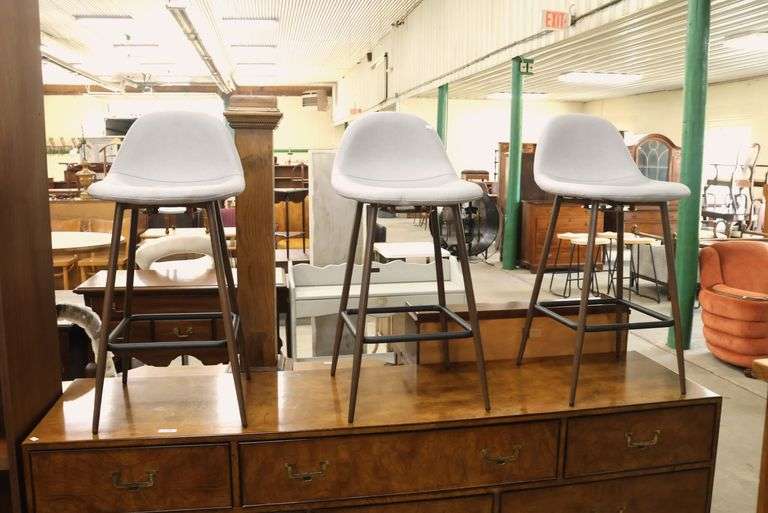(3) Modern Stools