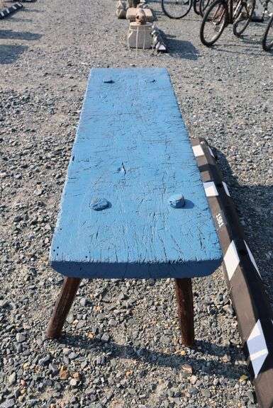 *NO STORAGE* Antique Primitive Farmhouse Bench