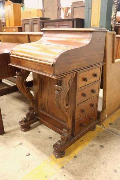 Reproduction Victorian Style Davenport Desk