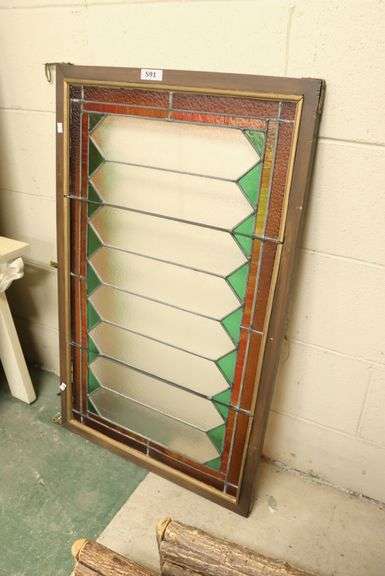 Leaded Stained Glass Window