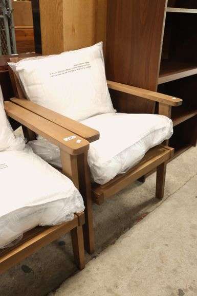 Pair Modern Deck Chairs