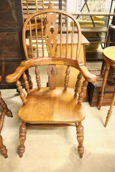 Pair Welsh Style Windsor Armchairs