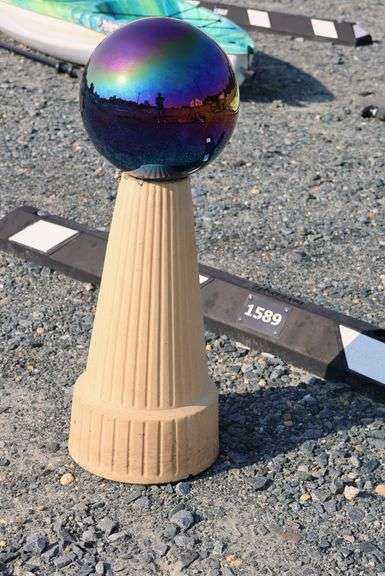 *NO STORAGE* Gazing Ball on Stand