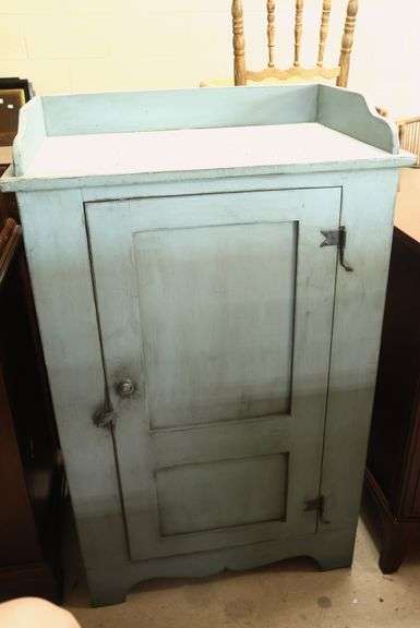 Modern Farmhouse Blue Flat Wall Cupboard