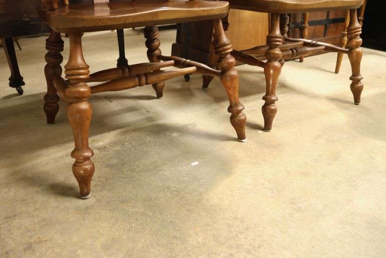 Pair Welsh Style Windsor Armchairs