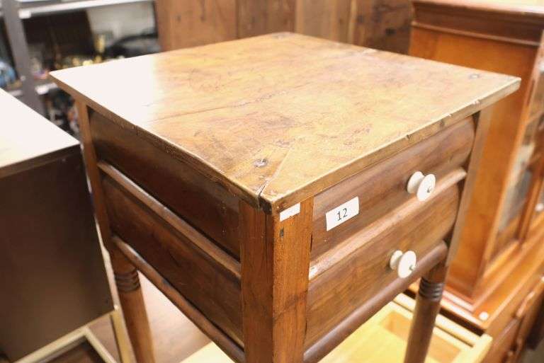 Sheraton Cherry Two Drawer Work Table