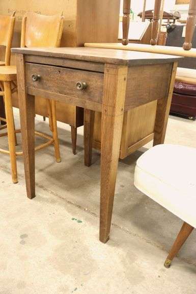 Federal Mixed Woods One Drawer Stand