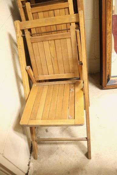 (6) Vintage Folding Chairs