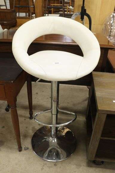 MCM Style Bar Stool, Oxidation and Wear