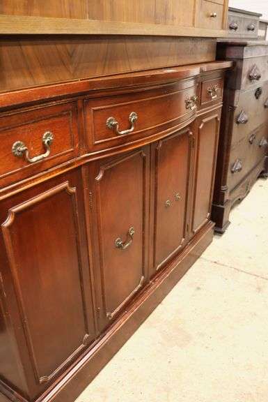 Depression Era Mahogany Server, Chips and Losses, Missing a Pull