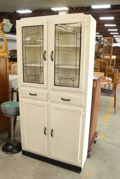 Art Deco Painted Hutch