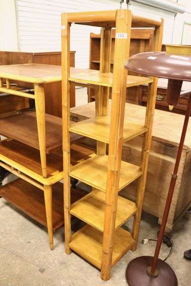 MCM Split Bamboo Etagere