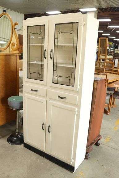 Art Deco Painted Hutch