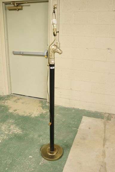 Hollywood Regency Figural Horse Lamp