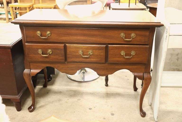 Queen Anne Style Cherry Vanity