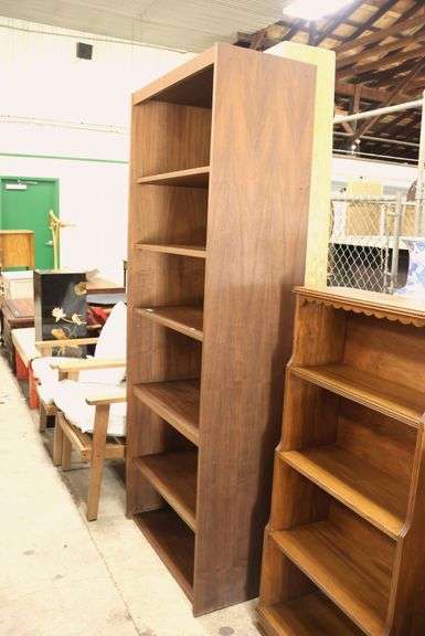 Modern Walnut Bookcase