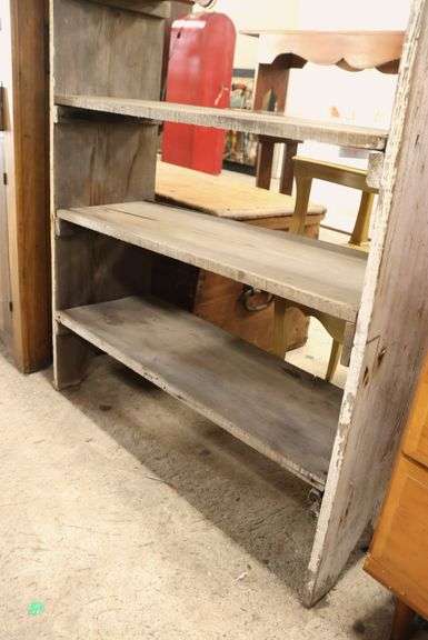 Antique Farmhouse Pine Shelf