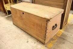 New England Dovetailed Pine Sea Chest