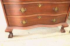 Colonial Revival Mahogany Claw Foot Desk