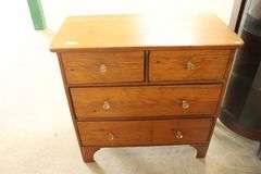 Antique Cottage Pine Bachelor's Chest