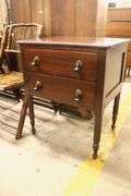 Sheraton Mahogany Two Drawer Stand