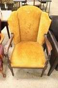 Colonial Revival Mahogany Lolling Chair