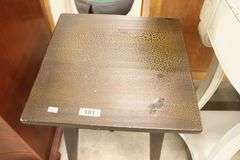Contemporary Farmhouse Painted Splay Leg One Drawer Stand