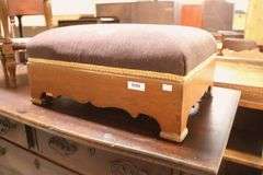 Empire Walnut Footstool