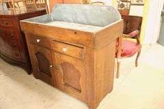 Pennsylvania Mixed Woods Zinc Lined Dry Sink