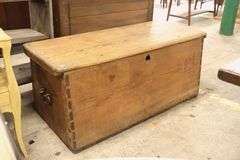 New England Dovetailed Pine Sea Chest