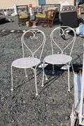 *NO STORAGE* Bar Cart, Cushions, Ice Cream Parlor Chairs