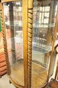 *NO STORAGE* Modern Oak China Cabinet