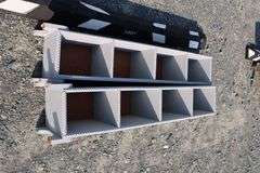*NO STORAGE* 2 Painted Wooden Shelves
