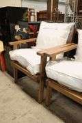 Pair Modern Deck Chairs