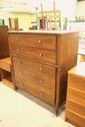 MCM Walnut Chest