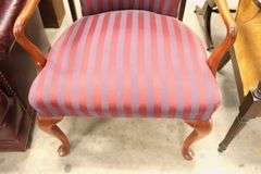 Queen Anne Style Open Armchair