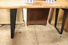 MCM Style Slab Top Console