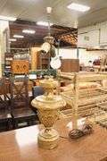 Italianate Giltwood Urn Form Lamp, As-Is